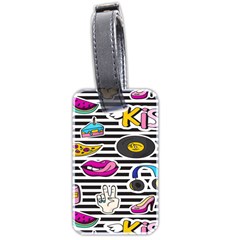 Disco Theme Luggage Tag (two Sides) by designsbymallika