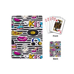 Disco Theme Playing Cards Single Design (mini) by designsbymallika