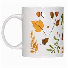 Autumn Love White Mugs by designsbymallika