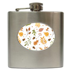 Autumn Love Hip Flask (6 Oz) by designsbymallika