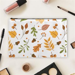 Autumn Love Cosmetic Bag (large) by designsbymallika