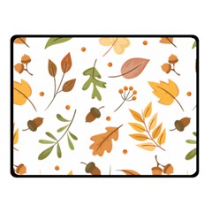 Autumn Love Fleece Blanket (small) by designsbymallika