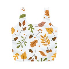 Autumn Love Full Print Recycle Bag (m) by designsbymallika