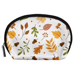 Autumn Love Accessory Pouch (large) by designsbymallika