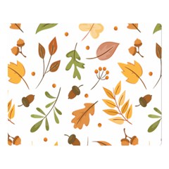 Autumn Love Double Sided Flano Blanket (large)  by designsbymallika