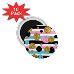 Stripes Pattern 1 75  Magnets (10 Pack) 