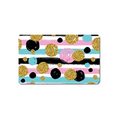 Stripes Pattern Magnet (name Card) by designsbymallika