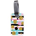 stripes pattern Luggage Tag (two sides) Back