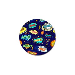 Bada Boom Pattern Golf Ball Marker (10 Pack) by designsbymallika