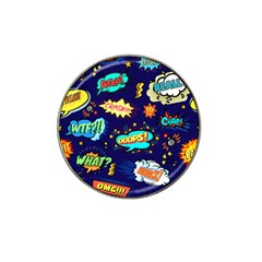 Bada Boom Pattern Hat Clip Ball Marker (10 Pack) by designsbymallika