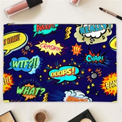 Bada Boom Pattern Cosmetic Bag (xxl) by designsbymallika