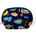 bada boom pattern Accessory Pouch (Medium) Back