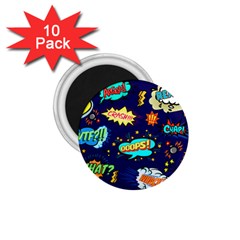 Bada Boom Pattern 1 75  Magnets (10 Pack) 