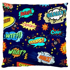 Bada Boom Pattern Large Cushion Case (two Sides) by designsbymallika