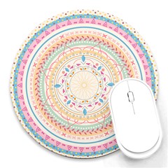 Mandala Pattern Round Mousepads