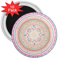 Mandala Pattern 3  Magnets (10 Pack)  by designsbymallika