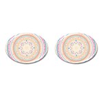 mandala pattern Cufflinks (Oval) Front(Pair)