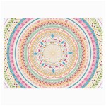 mandala pattern Large Glasses Cloth (2 Sides) Front