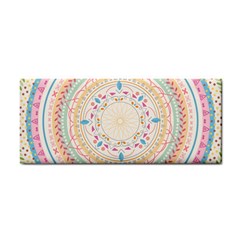 Mandala Pattern Hand Towel by designsbymallika