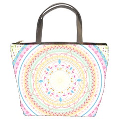 Mandala Pattern Bucket Bag by designsbymallika