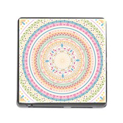 Mandala Pattern Memory Card Reader (square 5 Slot) by designsbymallika