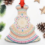 mandala pattern Ornament (Christmas Tree)  Front