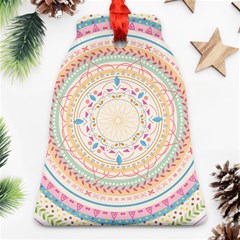 Mandala Pattern Bell Ornament (two Sides) by designsbymallika