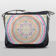 Mandala Pattern Messenger Bag by designsbymallika