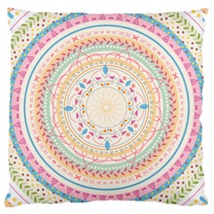 Mandala Pattern Large Cushion Case (two Sides) by designsbymallika