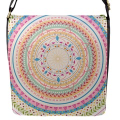 Mandala Pattern Flap Closure Messenger Bag (s) by designsbymallika