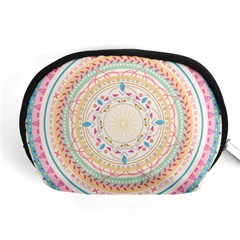 Mandala Pattern Accessory Pouch (medium) by designsbymallika