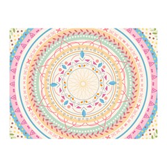 Mandala Pattern Double Sided Flano Blanket (mini)  by designsbymallika