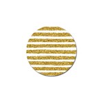 golden stripes Golf Ball Marker Front