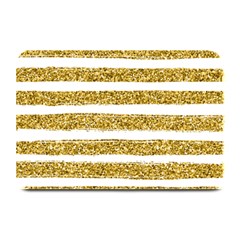 Golden Stripes Plate Mats by designsbymallika