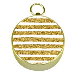 Golden Stripes Gold Compasses by designsbymallika