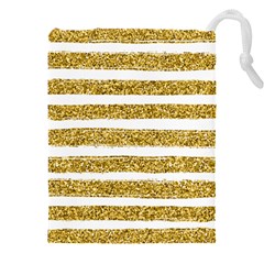 Golden Stripes Drawstring Pouch (4xl)