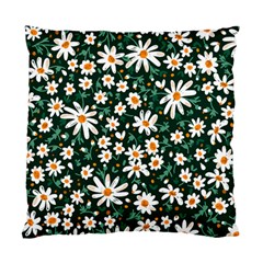 White Floral Pattern Standard Cushion Case (two Sides) by designsbymallika