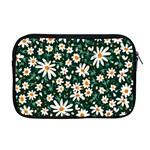 white floral pattern Apple MacBook Pro 17  Zipper Case Front