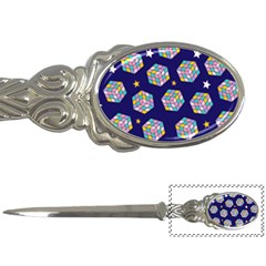 Cube Pattern Letter Opener by designsbymallika