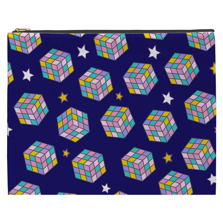 cube pattern Cosmetic Bag (XXXL)