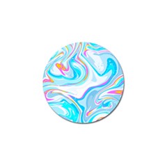 Blue Marble Print Golf Ball Marker (4 Pack) by designsbymallika