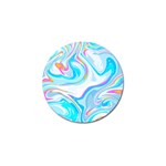 blue marble print Golf Ball Marker (10 pack) Front