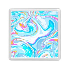 Blue Marble Print Memory Card Reader (square)