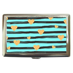 Stripes Heart Pattern Cigarette Money Case