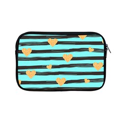 Stripes Heart Pattern Apple Macbook Pro 13  Zipper Case by designsbymallika