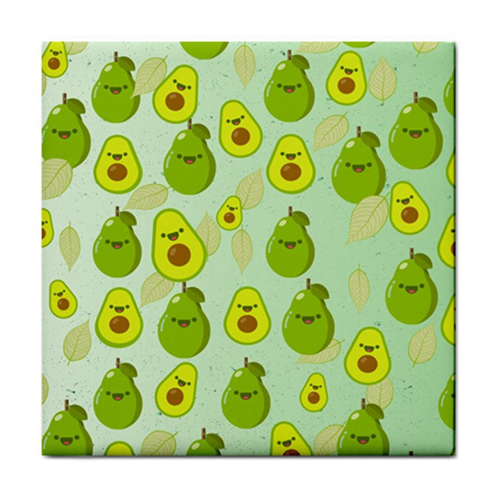 avocado love Tile Coaster