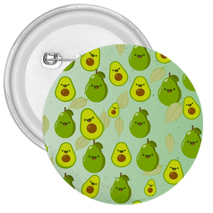 avocado love 3  Buttons