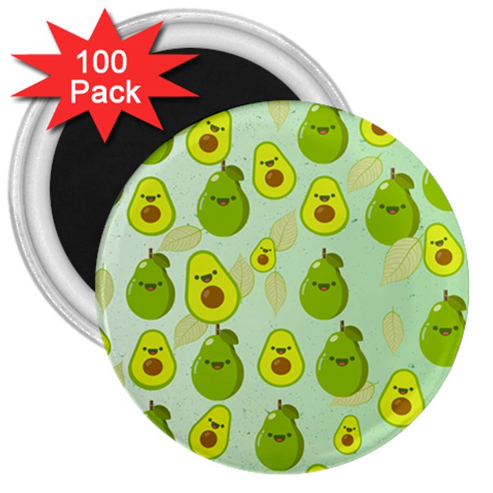 avocado love 3  Magnets (100 pack)