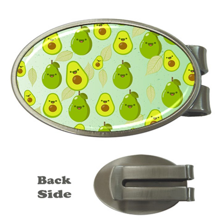 avocado love Money Clips (Oval) 