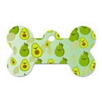 avocado love Dog Tag Bone (One Side) Front